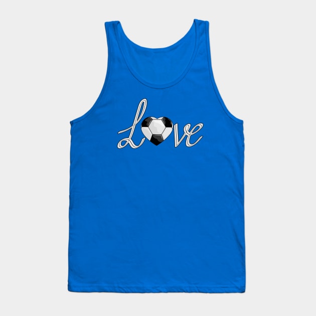 Soccer Love Tank Top by Designoholic